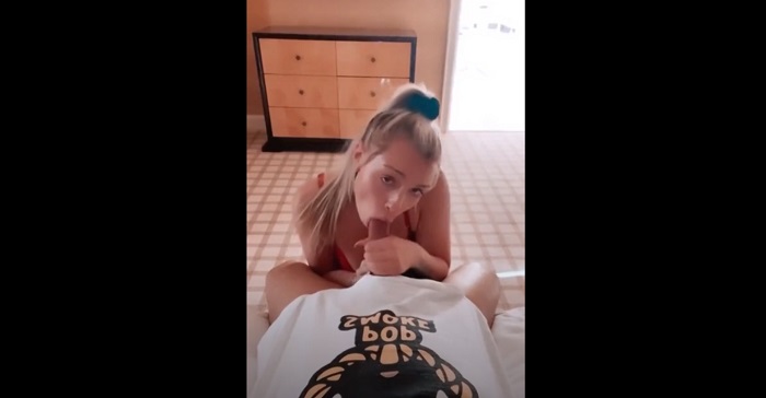 Sexy Blonde Asks For A Warm Birthday Creampie While Fucking on Snapchat