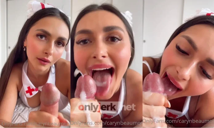 Caryn Beaumont – Nurse Cosplay Handjob