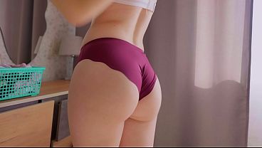 Stepmom Panty Try On! Ultimate Booty Tease